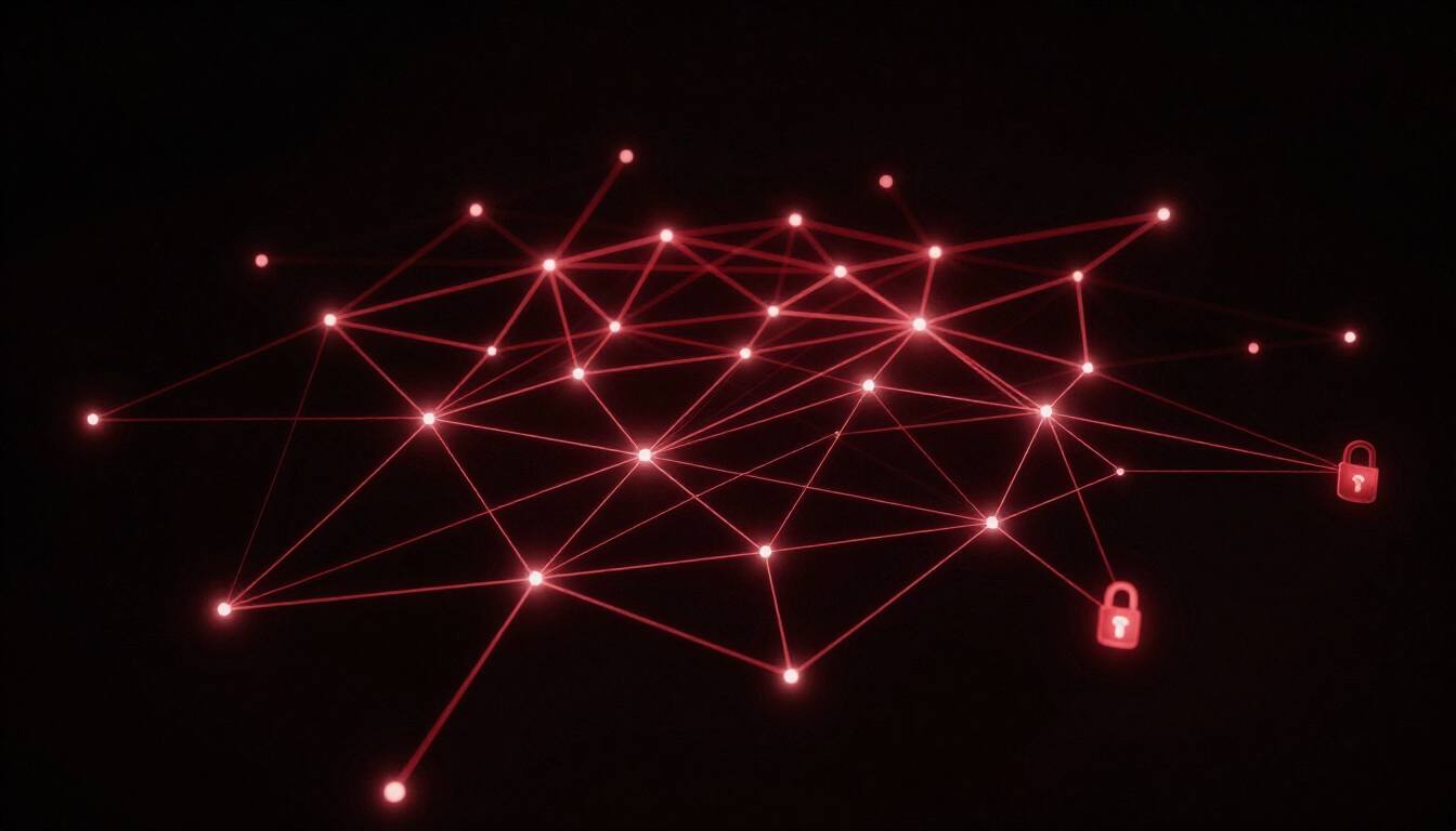 Dark abstract world map background